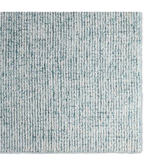 Label J Korvain SBL02 Tufted Solid Blue/Ivory Area Rug (7'9"X9'9")