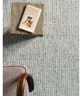 Label J Korvain SBL02 Tufted Solid Blue/Ivory Area Rug (7'9"X9'9")