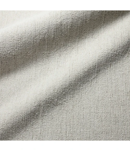Label J Korvain SBL03 Tufted Solid Gray/Ivory Area Rug (9'6"X13'6")