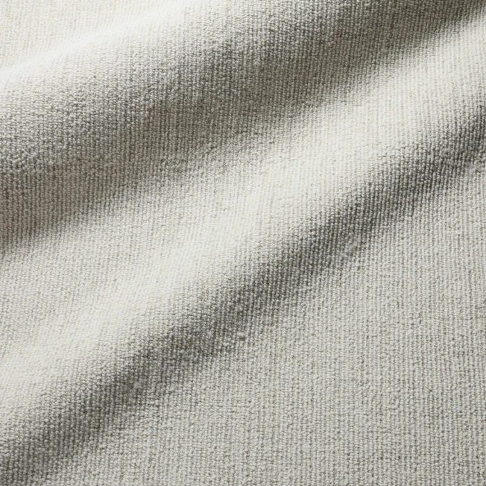 Label J Korvain SBL03 Tufted Solid Gray/Ivory Area Rug (6'X9')