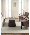 Label J Korvain SBL03 Tufted Solid Gray/Ivory Area Rug (9'6"X13'6")