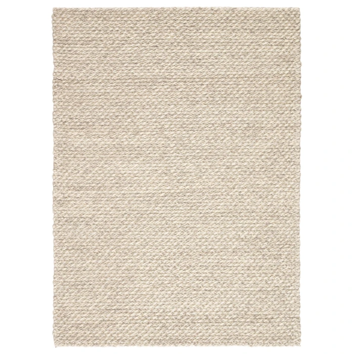 Jaipur Living Alta Handmade Solid Gray/ White Area Rug (8'X10')