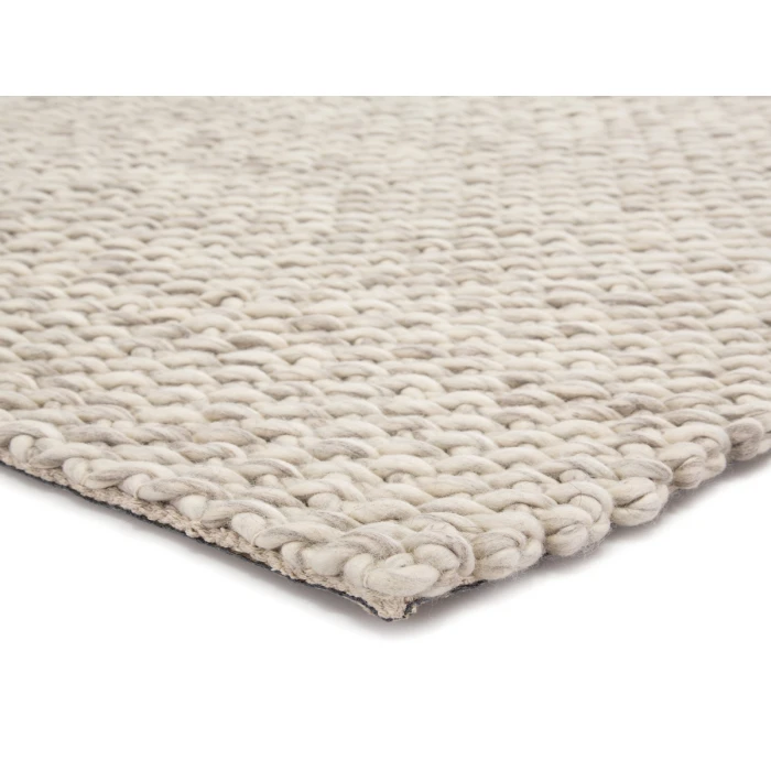 Jaipur Living Alta Handmade Solid Gray/ White Area Rug (8'X10')