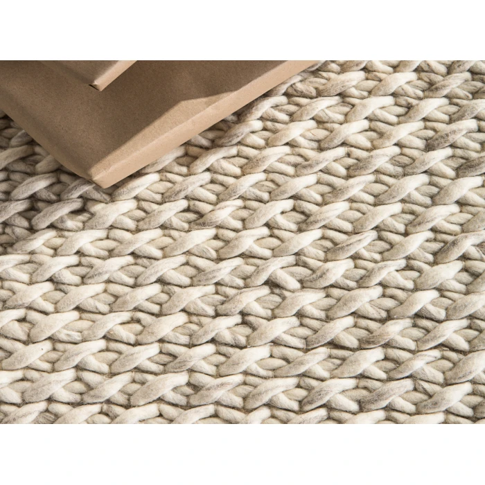 Jaipur Living Alta Handmade Solid Gray/ White Area Rug (8'X10')