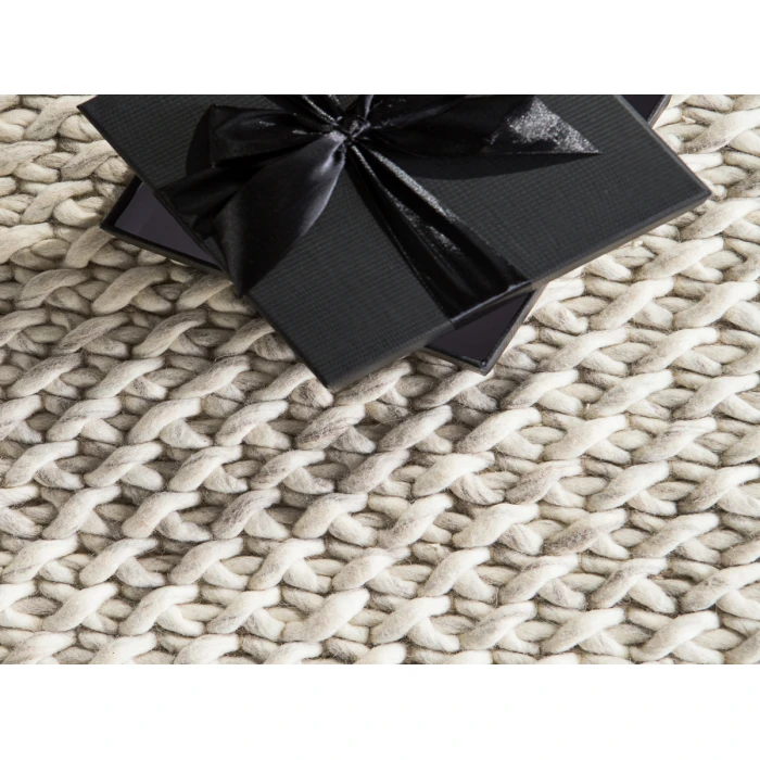 Jaipur Living Alta Handmade Solid Gray/ White Area Rug (8'X10')
