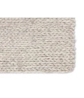 Jaipur Living Braiden Handmade Solid Cream/ Light Gray Area Rug (10'X14')