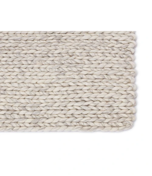 Jaipur Living Braiden Handmade Solid Cream/ Light Gray Area Rug (10'X14')