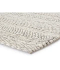 Jaipur Living Lagom Handmade Solid Ivory/ Light Gray Area Rug 5'X8'