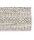 Jaipur Living Lagom Handmade Solid Ivory/ Light Gray Area Rug 5'X8'