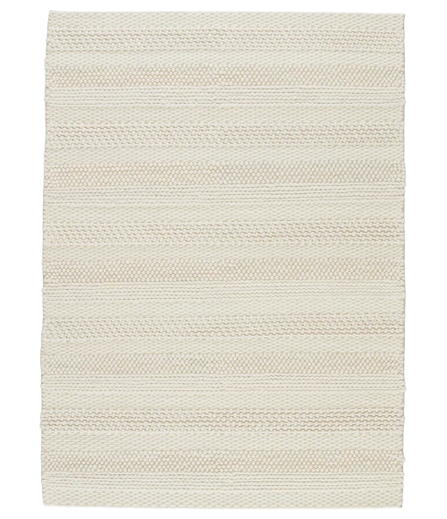 Jaipur Living Lagom Handmade Solid Ivory Area Rug 5'X8'