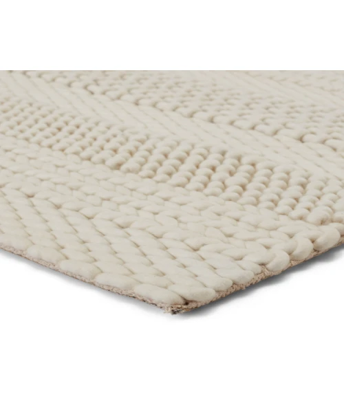 Jaipur Living Lagom Handmade Solid Ivory Area Rug 5'X8'