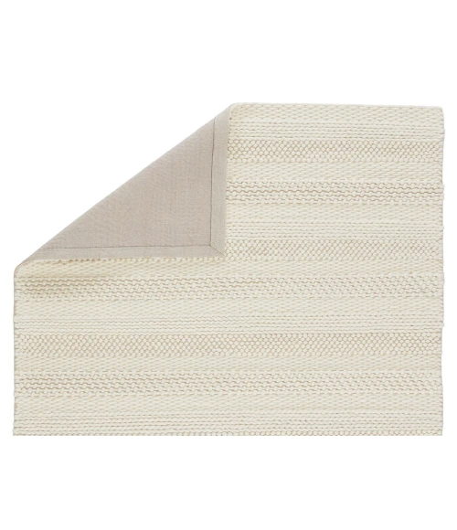 Jaipur Living Lagom Handmade Solid Ivory Area Rug 5'X8'