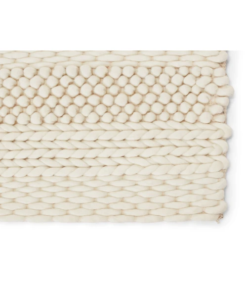 Jaipur Living Lagom Handmade Solid Ivory Area Rug 5'X8'