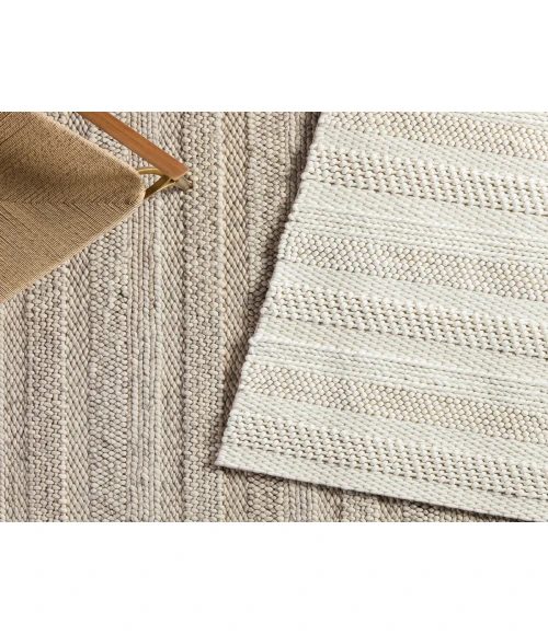 Jaipur Living Lagom Handmade Solid Ivory Area Rug 5'X8'