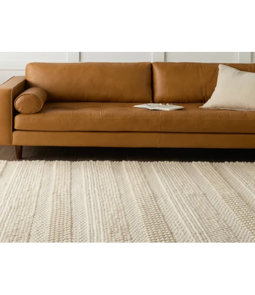 Jaipur Living Lagom Handmade Solid Ivory Area Rug 5'X8'