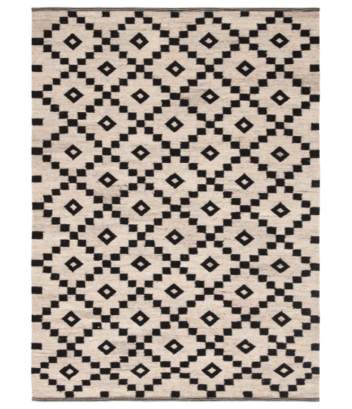 Jaipur Living Croix Handmade Geometric Black/ White Area Rug (8'10"X11'9")