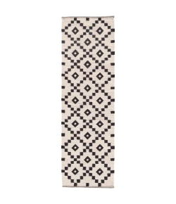 Jaipur Living Scandinavia Nordic Croix SCN01 Black/White 2 ft. 6 in. X 8 ft. Rectangle Rug