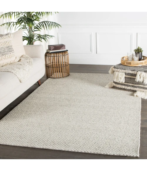 Jaipur Living Karlstadt Handmade Solid Taupe/ White Area Rug (2'X3')