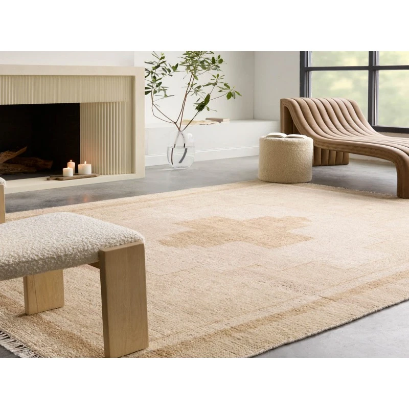 Jaipur Living Sevak Beige SEV01 18 in. Swatch Square Rug