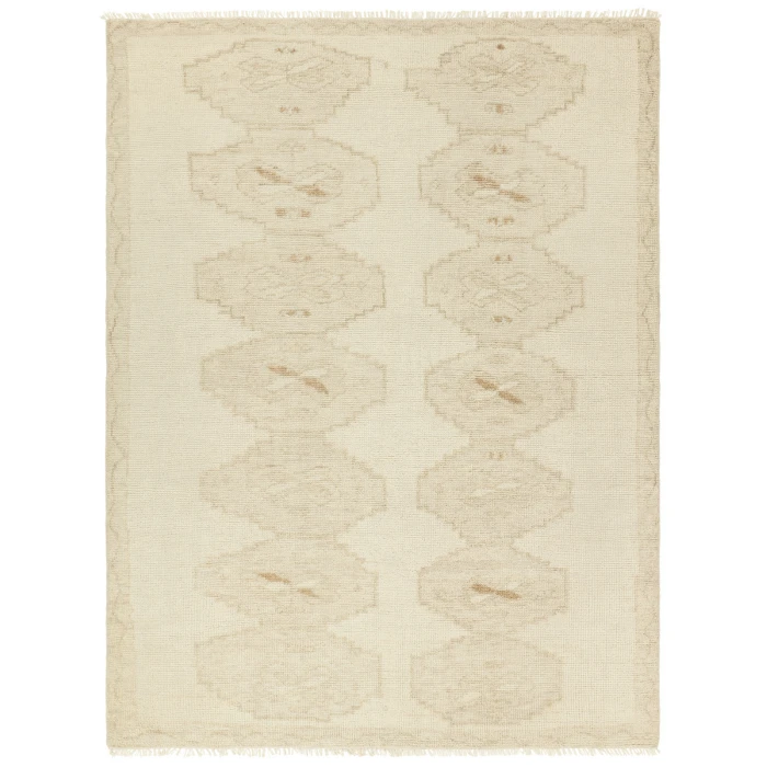 Jaipur Living Sevak White SEV05 18 in. Swatch Square Rug