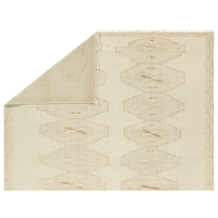 Jaipur Living Sevak White SEV05 18 in. Swatch Square Rug