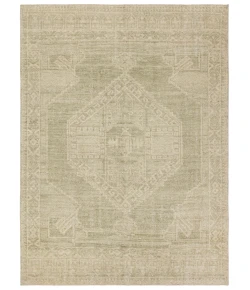 Jaipur Living Sevak Sarosh SEV08 Gren - Cream 8 ft. X 10 ft. Rectangle Rug
