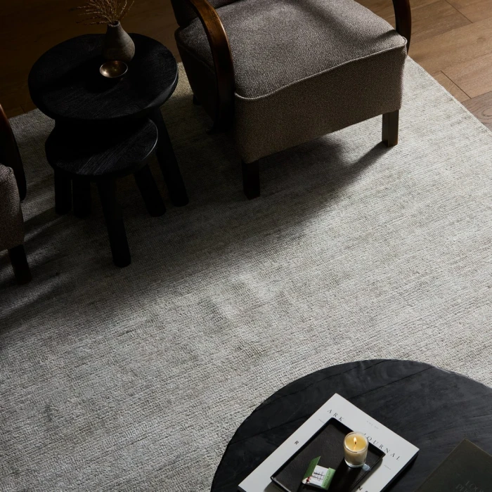 Jaipur Living Dilwyn SFH02 Handwoven Solid Gray Area Rug (18" Swatch)
