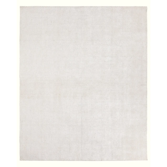 Jaipur Living Dilwyn SFH04 Handwoven Solid Ivory Area Rug (7'9"X9'9")