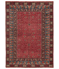 Jaipur Living Salinas Donte SLN13 Red - Blue 8 ft. X 10 ft. Rectangle Rug