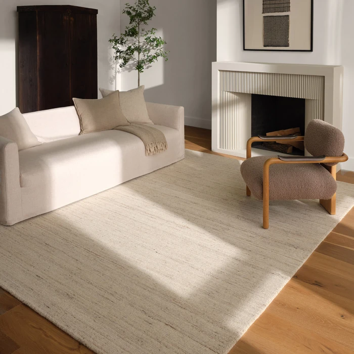Jaipurliving Solon Tanbeige Slo02 18 In. Swatch Square Rug