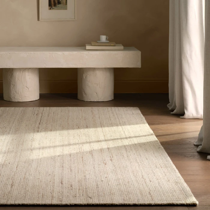 Jaipurliving Solon Tanbeige Slo02 18 In. Swatch Square Rug