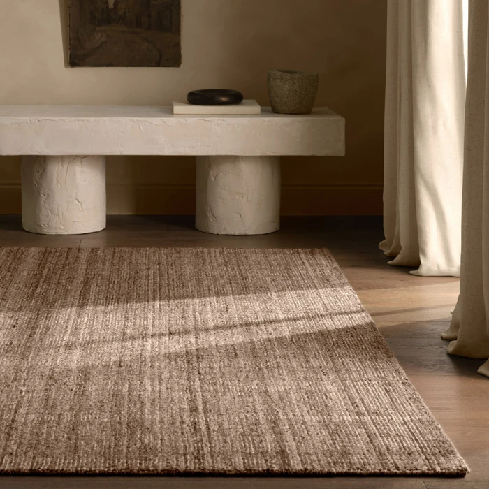 Jaipurliving Solon Brown Slo03 18 In. Swatch Square Rug