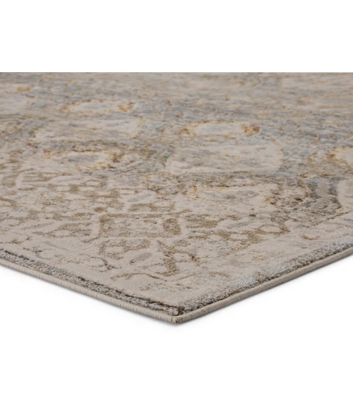 Vibe by Jaipur Living Hakeem Oriental Gray/ Gold Area Rug (6'7"X9'6")