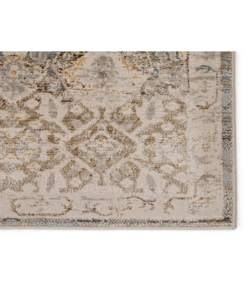 Vibe by Jaipur Living Hakeem Oriental Gray/ Gold Area Rug (6'7"X9'6")