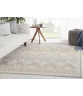 Vibe by Jaipur Living Hakeem Oriental Gray/ Gold Area Rug (6'7"X9'6")