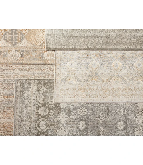 Vibe by Jaipur Living Hakeem Oriental Gray/ Gold Area Rug (6'7"X9'6")