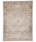Vibe by Jaipur Living Tajsa Medallion Gray/ Gold Runner Rug (2'2"X8')