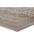 Vibe by Jaipur Living Tajsa Medallion Gray/ Gold Runner Rug (2'2"X8')
