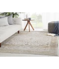 Vibe by Jaipur Living Tajsa Medallion Gray/ Gold Runner Rug (2'2"X8')