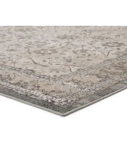 Vibe by Jaipur Living Sinclaire Odel SNL05 Gray/White 6 ft. 7 in. X 9 ft. 6 in. Rectangle Rug
