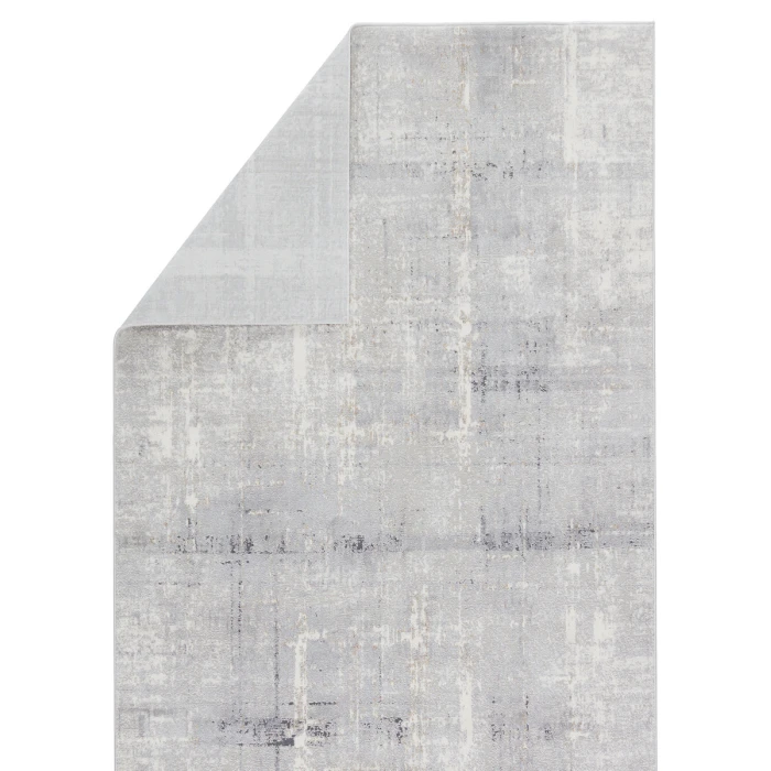 Vibe by Jaipur Living Lavato Abstract Light Gray/ Cream Runner Rug (3'X8')