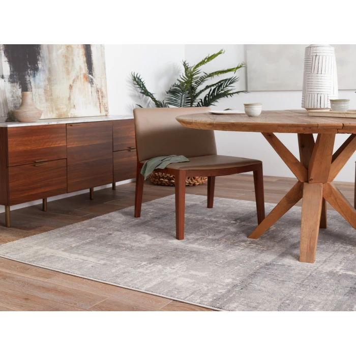 Vibe by Jaipur Living Lavato Abstract Light Gray/ Cream Runner Rug (3'X8')