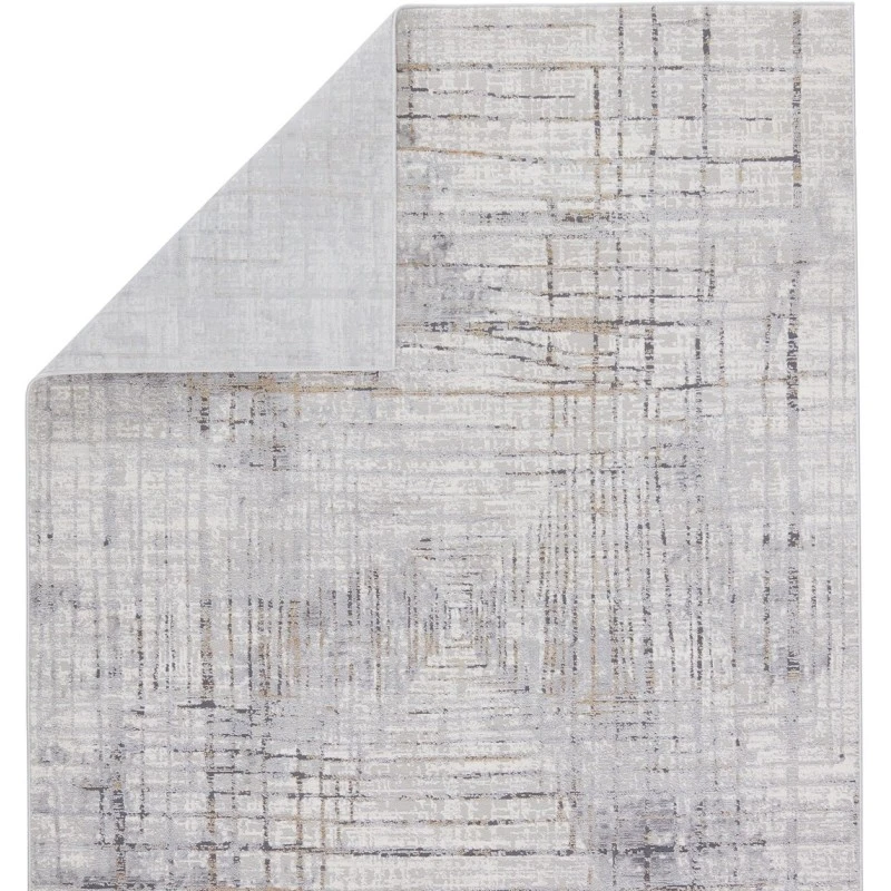 Vibe by Jaipur Living Toril Abstract Gray/ Gold Area Rug (5'X8')