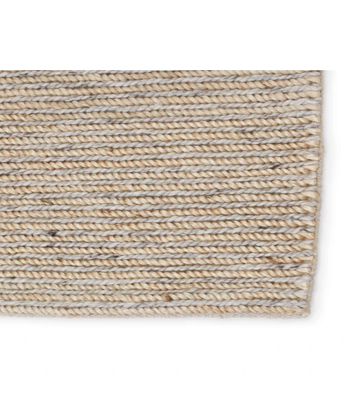 Jaipur Living Merrow Handmade Solid Light Brown/ Silver Area Rug 5'X8'