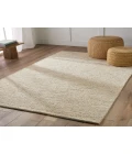 Jaipur Living Merrow Handmade Solid Beige/ Cream Area Rug 2'X3'
