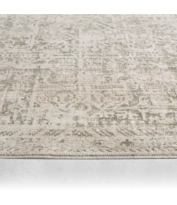 Jaipur Living Lumina SRE07 Oriental Ivory/Green Runner (3'X9')