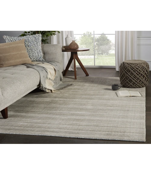 Jaipur Living Gradient Handwoven Solid Gray/ Light Taupe Area Rug (5'X8')