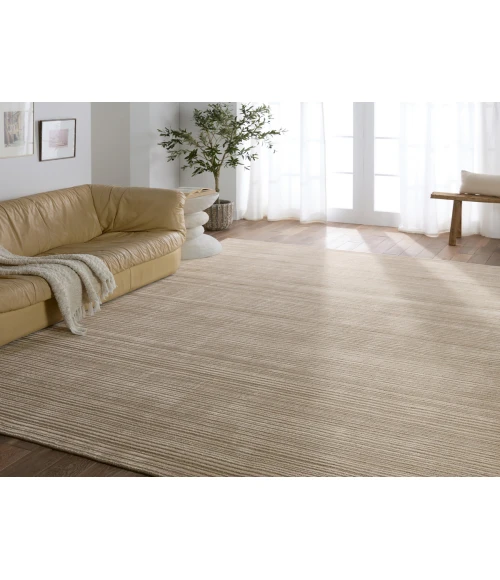 Jaipur Living Gradient Handmade Solid Taupe Area Rug 5'X8'