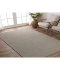 Jaipur Living Shyre Handmade Solid Gray Area Rug 10'X14'