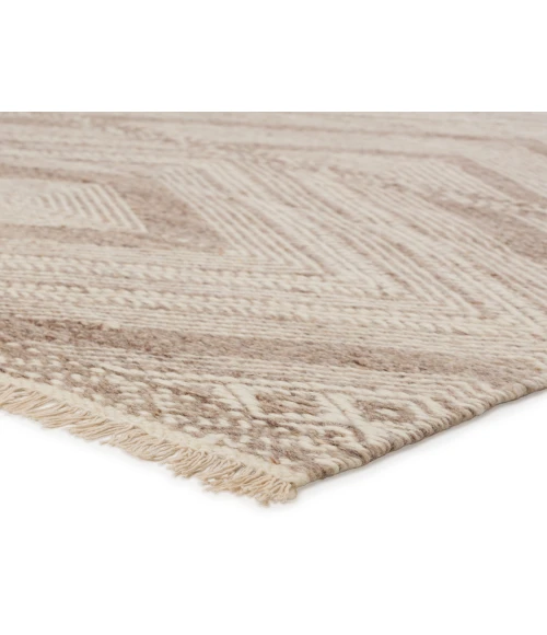 Jaipur Living Suriya Handmade Tribal Taupe/ Cream Area Rug 8'X10'